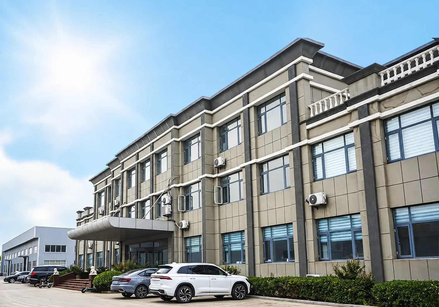 Administrative building at China Brake Factory